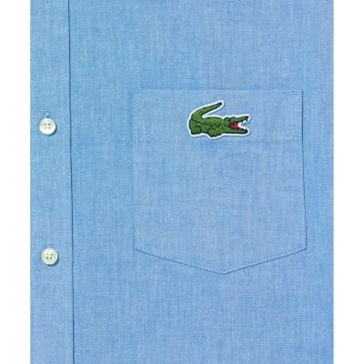 ウォッシュドオックスフォード半袖ボタンダウンシャツ