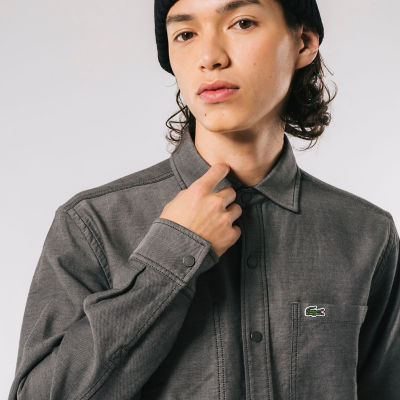 ダンガリー×ソリッドツイルのリバーシブルシャツ | LACOSTE/ラコステ | 三越伊勢丹オンラインストア・通販【公式】