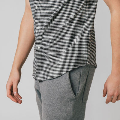 クールマックスブレンドジャガード半袖チェックシャツ | ファッション