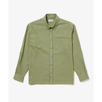 LACOSTE/ラコステ フランネルチェックボタンダウンシャツ