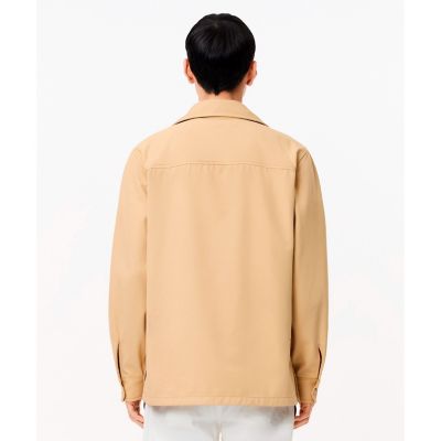 レーヨンブレンドヘビーウェイトミリタリーシャツ | LACOSTE/ラコステ