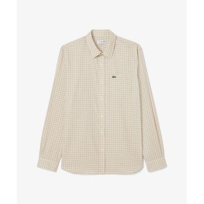 オーガニックコットンフランネルチェックシャツ | LACOSTE/ラコステ