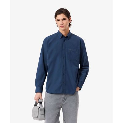 ＜LACOSTE＞ウォッシュドオーガニックコットンシャツ