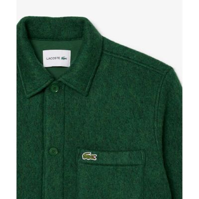 ウールブレンドフェルトオーバーサイズ アウターシャツ | LACOSTE