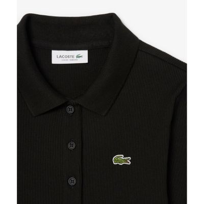 LACOSTE　XL(7)サイズ　ロングスリーブポロシャツ 3Dワニロゴパッチロングスリーブポロシャツ PH6423 - ラコステ