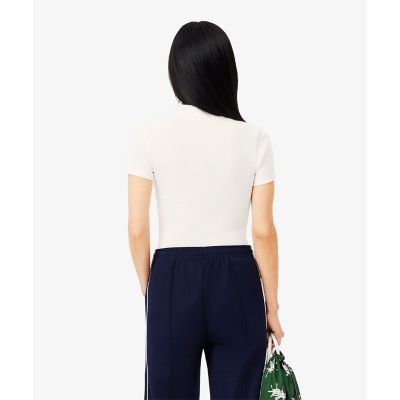 タイトフィットリブニットポロシャツ | LACOSTE/ラコステ | 三越
