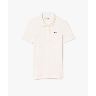 タイトフィットリブニットポロシャツ （ホワイト） タイトフィットリブニットポロシャツ | LACOSTE/ラコステ | 三越