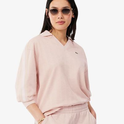 モノグラムジャカードスキッパーネックポロシャツ | LACOSTE/ラコステ