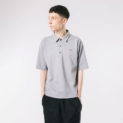 【LACOSTE】ラコステ 鹿の子地ポロシャツ 36(M)サイズ 80s LACOSTEラコステ ワンポイント コットン 鹿の子 ポロシャツ