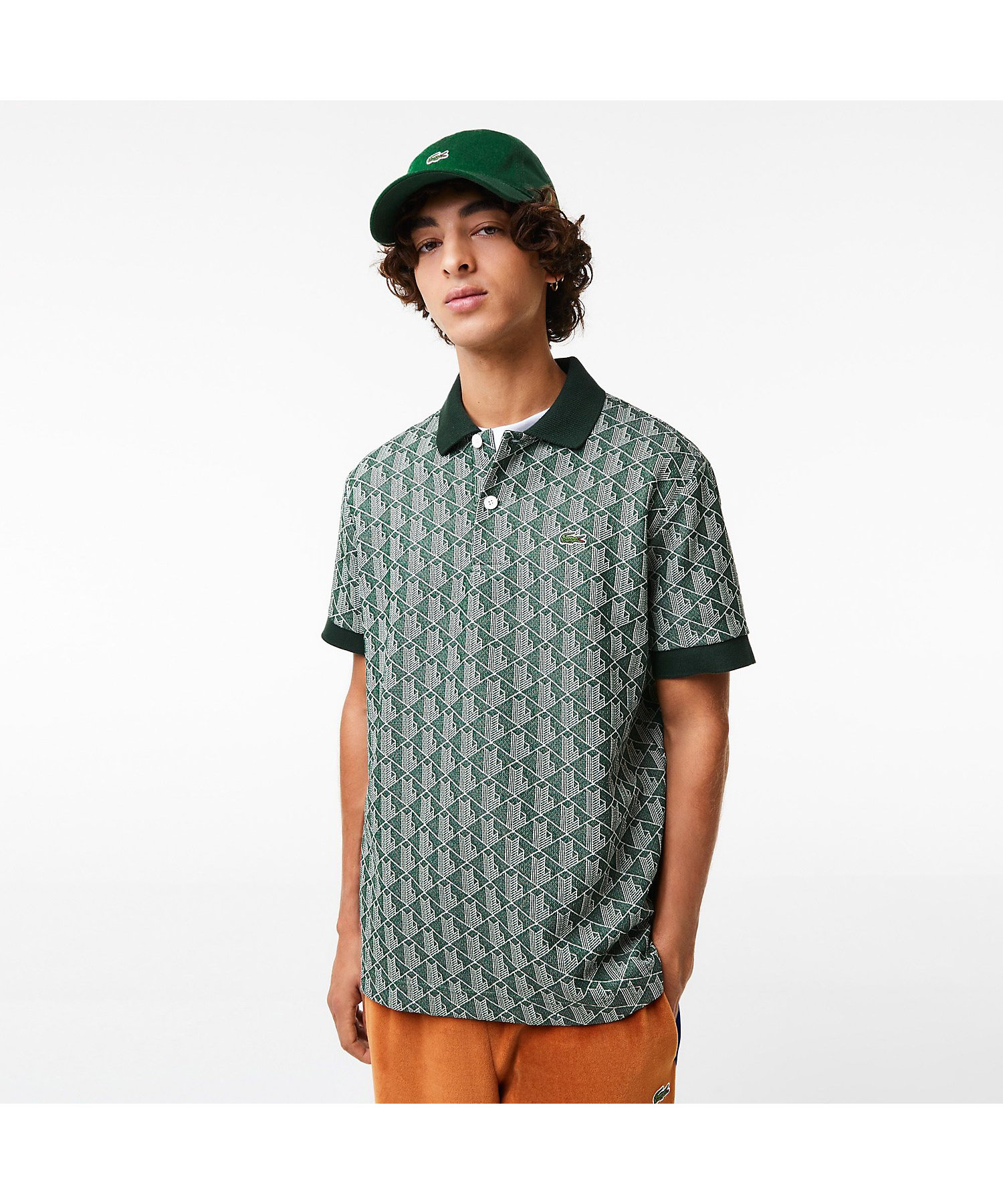 モノグラムジャカードポロシャツ | LACOSTE/ラコステ | 三越 モノグラムジャカードポロシャツ | LACOSTE/ラコステ | 三越