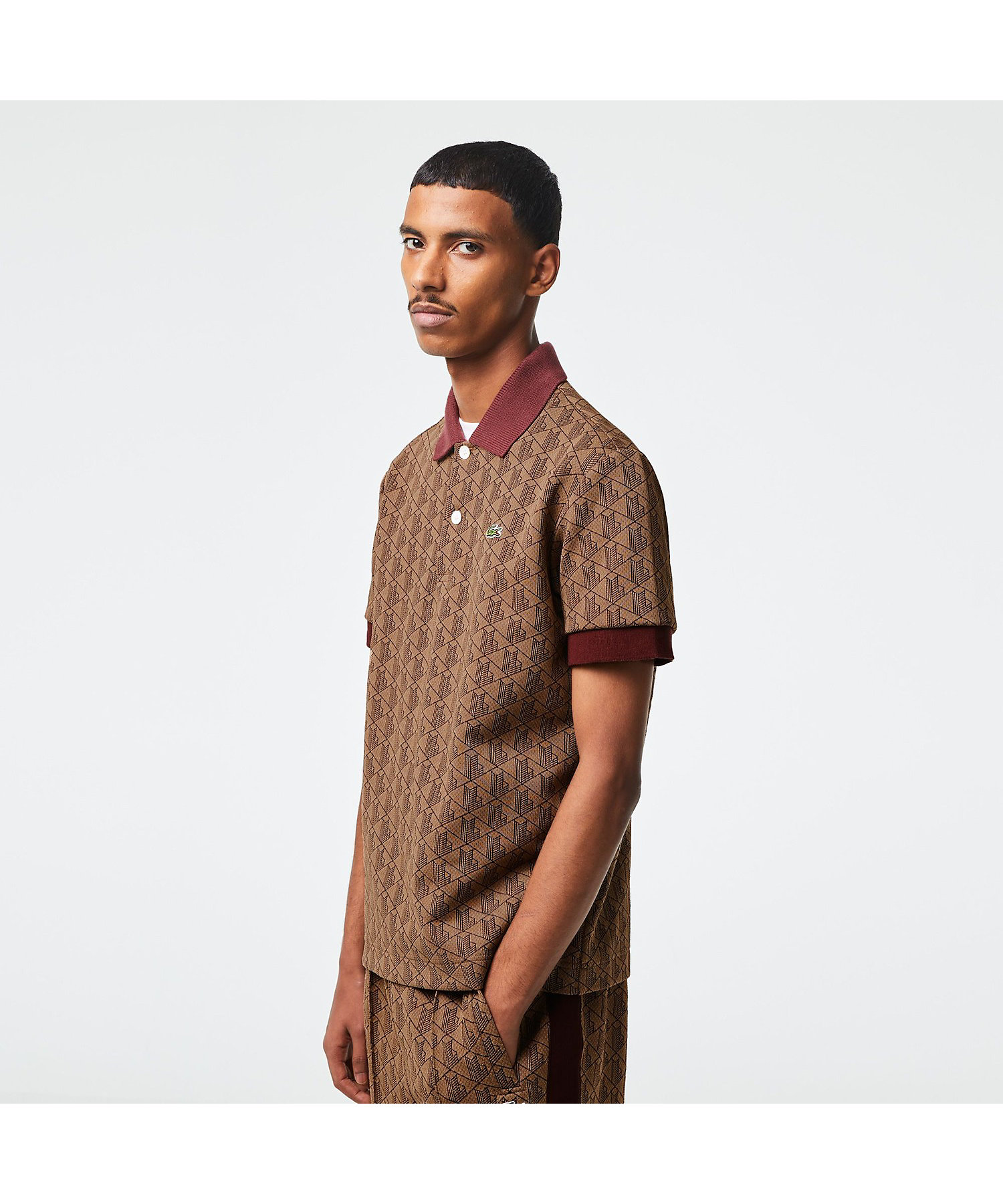 モノグラムジャカードポロシャツ | LACOSTE/ラコステ | 三越 モノグラムジャカードポロシャツ | LACOSTE/ラコステ | 三越