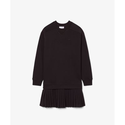 ＜LACOSTE＞プリーツスカート切り替えスウェットドレス