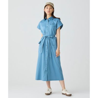 キモノスリーブシャツドレス　／　シャツワンピース