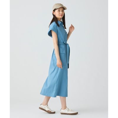 キモノスリーブシャツドレス　／　シャツワンピース