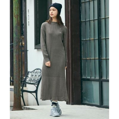 ローウエストリブニットドレス ／ フレアワンピース | LACOSTE