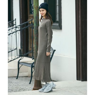 ローウエストリブニットドレス ／ フレアワンピース | LACOSTE