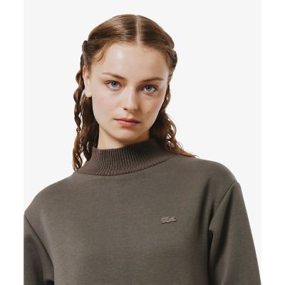 ダンボールニットドレス ／ ハイネックワンピース | LACOSTE