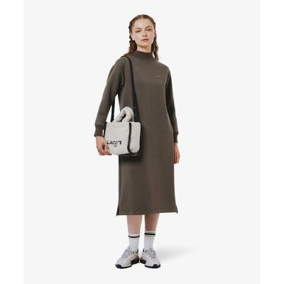 ダンボールニットドレス ／ ハイネックワンピース | LACOSTE