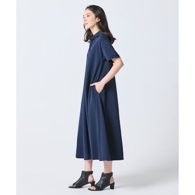 スキッパーネックポロドレス ／ マキシ丈フレアワンピース | LACOSTE