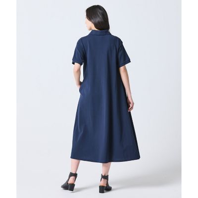 スキッパーネックポロドレス ／ マキシ丈フレアワンピース | LACOSTE