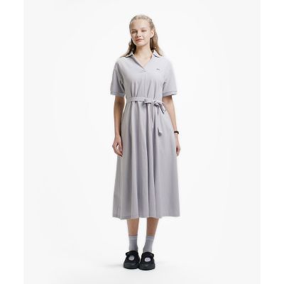 スキッパーネックポロドレス ／ マキシ丈フレアワンピース | LACOSTE