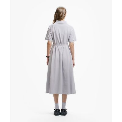 スキッパーネックポロドレス ／ マキシ丈フレアワンピース | LACOSTE