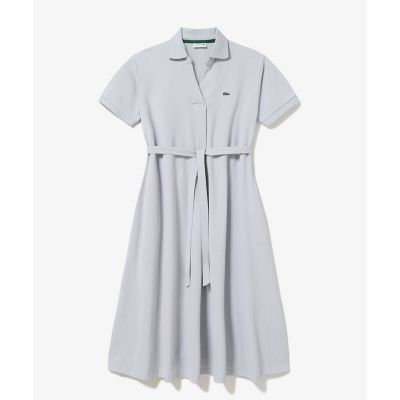 スキッパーネックポロドレス ／ マキシ丈フレアワンピース | LACOSTE