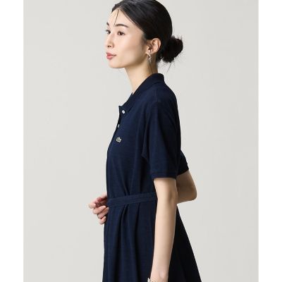 インディゴ鹿の子ポロドレス ／ フレアワンピース | LACOSTE/ラコステ