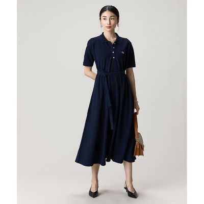 インディゴ鹿の子ポロドレス ／ フレアワンピース | LACOSTE/ラコステ