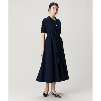 インディゴ鹿の子ポロドレス ／ フレアワンピース | LACOSTE/ラコステ