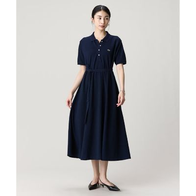 インディゴ鹿の子ポロドレス ／ フレアワンピース | LACOSTE/ラコステ