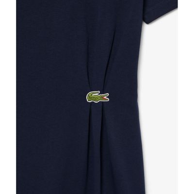 ワニロゴプリーツＴシャツドレス
