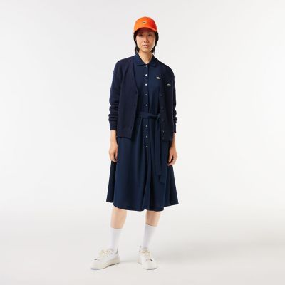 ＜LACOSTE＞鹿の子地シャツドレス