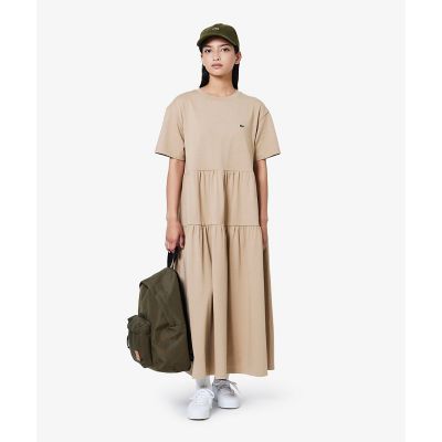 LACOSTE/ラコステ ティアードTシャツドレス