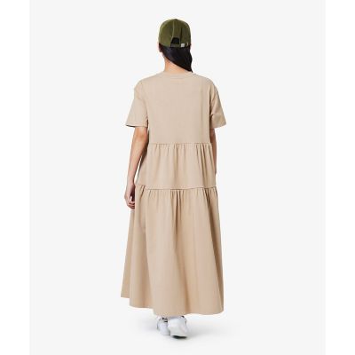 ティアードコットンドレス マキシ丈 ワンピース | LACOSTE