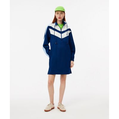 ライン切り替え トラックジャケットドレス ／ ハーフジップワンピース | LACOSTE/ラコステ | 三越伊勢丹オンラインストア・通販【公式】