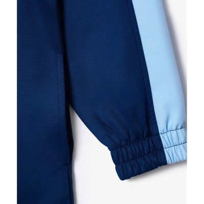 ライン切り替え　トラックジャケットドレス　／　ハーフジップワンピース