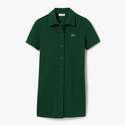 ＜LACOSTE＞鹿の子地シャツドレス