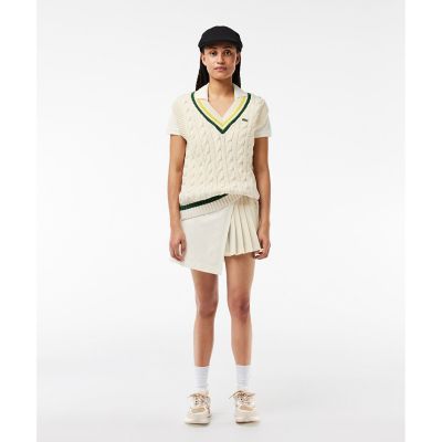 ＜LACOSTE＞鹿の子地ラップドレス