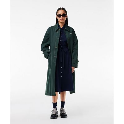 ＜LACOSTE＞鹿の子地シャツワンピース　／シャツドレス