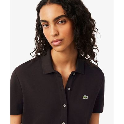 【希少】 LACOSTE バックプリーツ ポロシャツ ブラック ラコステ 鹿の子 希少】 LACOSTE バックプリーツ ポロシャツ ブラック ラコステ 鹿の子