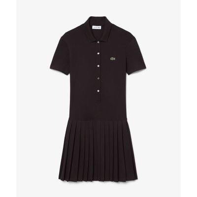 ストレッチ鹿の子地プリーツポロドレス | LACOSTE/ラコステ | 三越