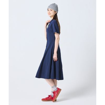 鹿の子地シャツドレス ドレープフレアワンピース | LACOSTE/ラコステ