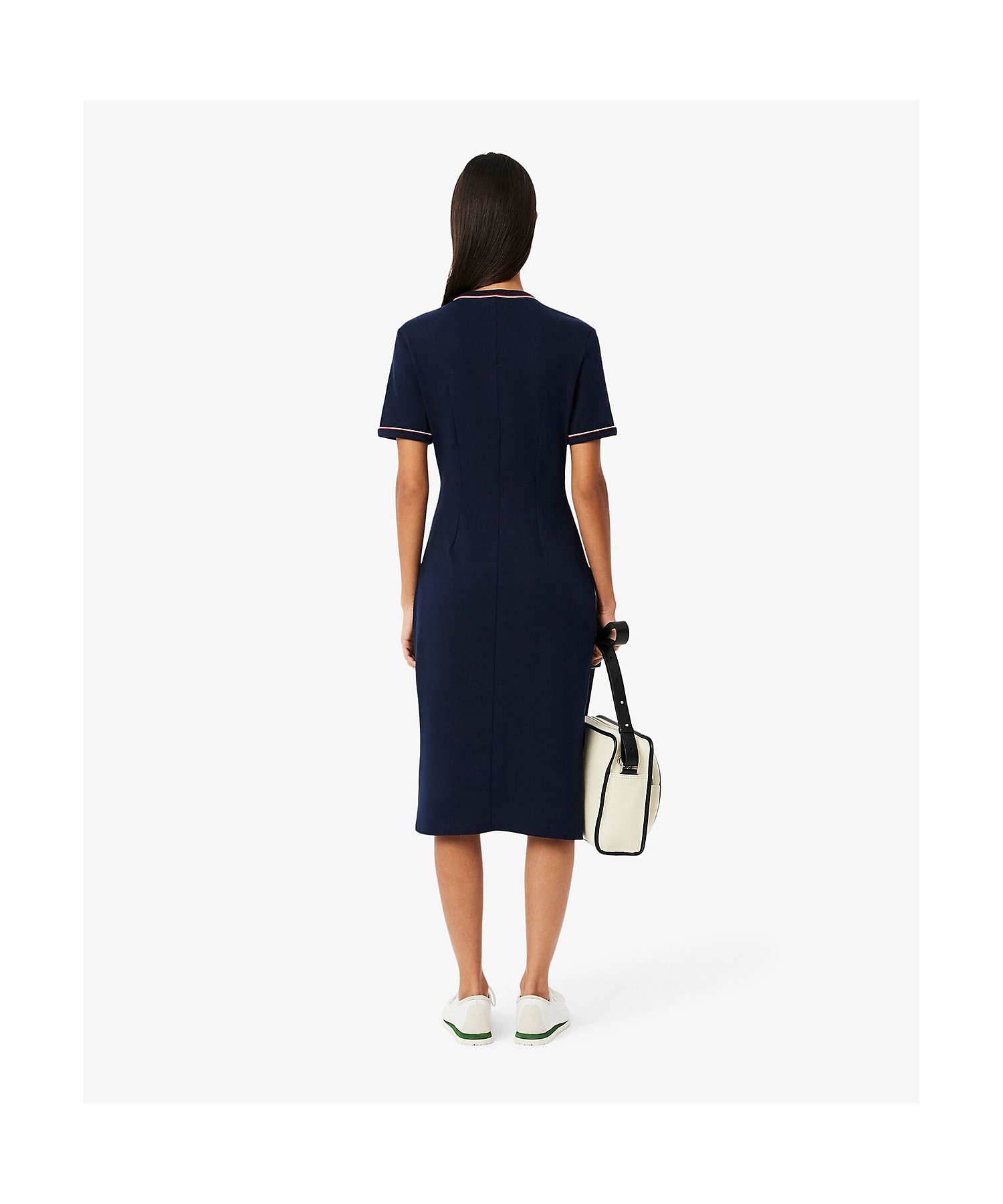 配色ラインドリブTシャツドレス ワンピース | LACOSTE/ラコステ 配色ラインドリブTシャツドレス ワンピース | LACOSTE/ラコステ