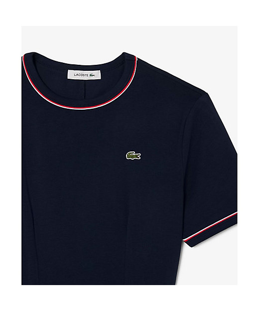 配色ラインドリブTシャツドレス ワンピース | LACOSTE/ラコステ 配色ラインドリブTシャツドレス ワンピース | LACOSTE/ラコステ