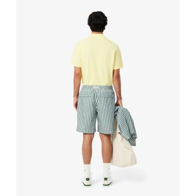 Lacoste Sportストライプ ポロシャツ＆ショートパンツ セット リヨセルブレンドストライプショーツ | LACOSTE/ラコステ | 三越