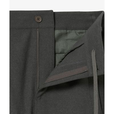 ストレッチツイル　ウールライクワイドパンツ