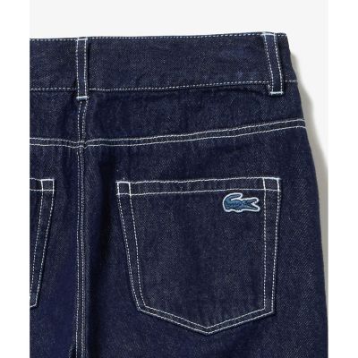 プレーンデニム　テーパードパンツ
