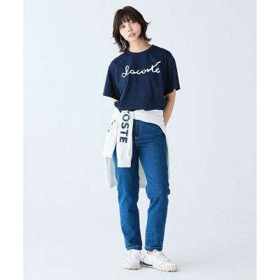 プレーンデニム　テーパードパンツ