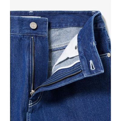 プレーンデニム　テーパードパンツ